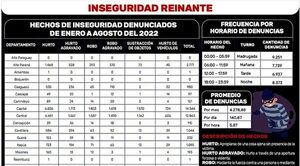 Los “chorros” gobiernan en las calles: hay seis denuncias de robo por hora