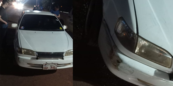 HOHENAU: CONDUCTOR ROZÓ A PATRULLERA Y SE ESTRELLÓ