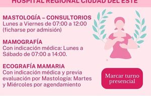 Recuerdan a las mujeres la importancia de realizar controles periódicos para prevenir precozmente el cáncer de mamas
