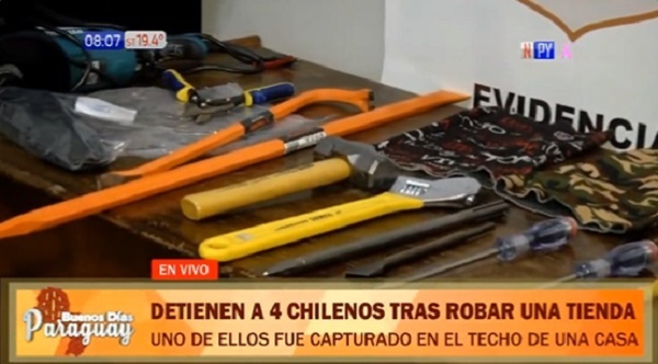 Capturan a “expertos” chilenos en robos