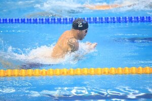 Renato Prono bate récord Odesur y se anota en la final de los 50 metros pecho