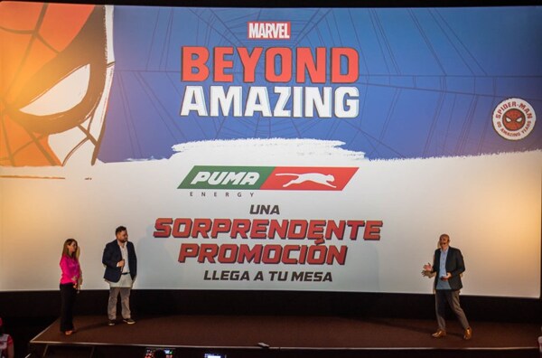 Spider- Man te espera en Puma Energy | Lambaré Informativo