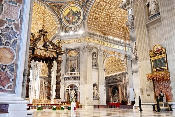 Basílica de San Pedro, en Roma, con espectáculo de luz y sonido - Viajes - ABC Color