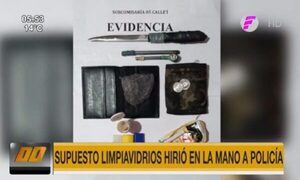 Supuesto limpiavidrios hirió con arma blanca a un policía - Paraguaype.com