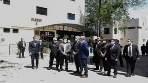 Presidente de la República visitó TSJE siniestrado | Noticias Paraguay