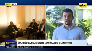 Reunión de Mario Abdo y ministros - ABC Noticias - ABC Color
