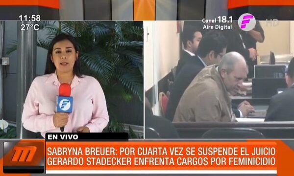 Vuelven a suspender el juicio a Gerardo Stadecker | Telefuturo