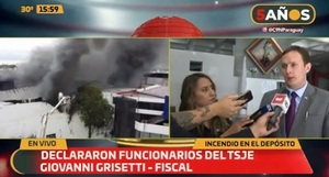 Testigos coinciden en que fuego inició en planta baja del TSJE, dice fiscal