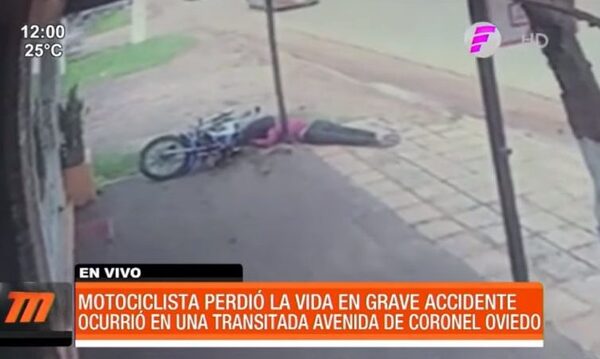 Motociclista perdió la vida en terrible accidente - Paraguaype.com