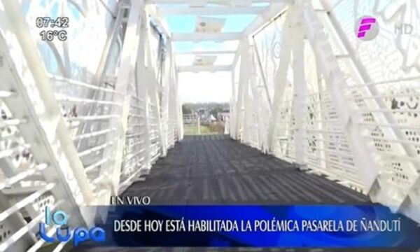 Ya está habilitada la polémica 'pasarela de Ñandutí' - Paraguaype.com
