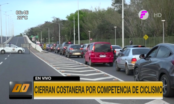 Cierran Costanera por competencia de ciclismo | Telefuturo