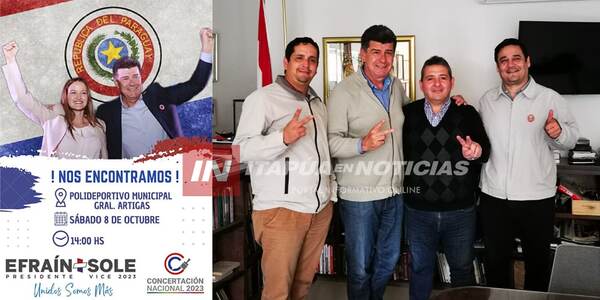 DUPLA PRESIDENCIAL DE LA CONCERTACIÓN VISITARÁ ITAPÚA