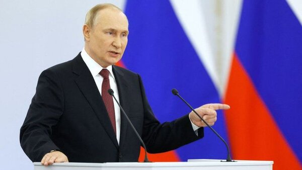Putin promulgó la anexión a Rusia de las regiones ucranianas de Donetsk, Lugansk, Kherson y Zaporizhzhia