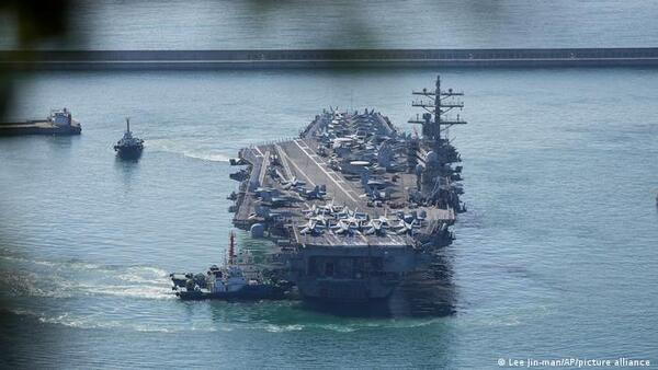 Portaaviones de EE.UU. retornará al mar de Japón
