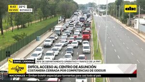 Difícil acceso al centro de Asunción  - ABC Noticias - ABC Color
