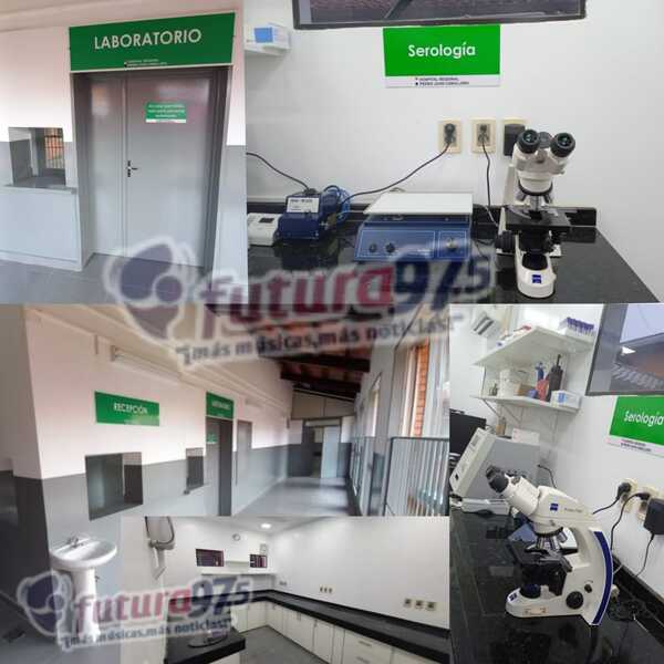 Reinauguran laboratorio del Hospital Regional