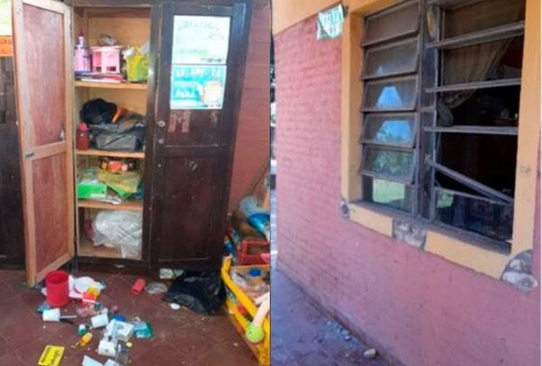 Roban merienda escolar de niños en escuela de Coronel Oviedo - Noticiero Paraguay