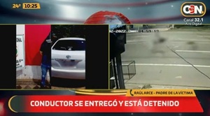 Se entrega conductor sospechoso de atropellar y matar a joven en Itauguá