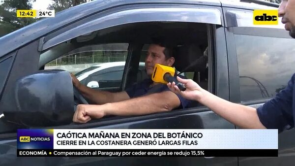 Caótica mañana en zona del Botánico - ABC Noticias - ABC Color