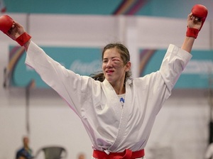 Paraguaya acaba maltrecha, pero asegura una medalla