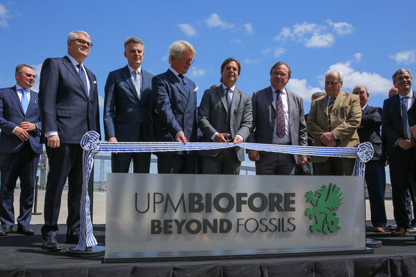 Finlandesa UPM inaugura una terminal de celulosa en el puerto de Montevideo - MarketData