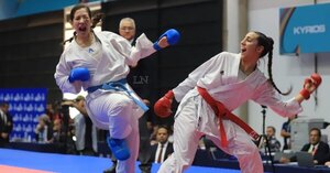 Yennifer Servín le dio la medalla de plata a Paraguay en karate