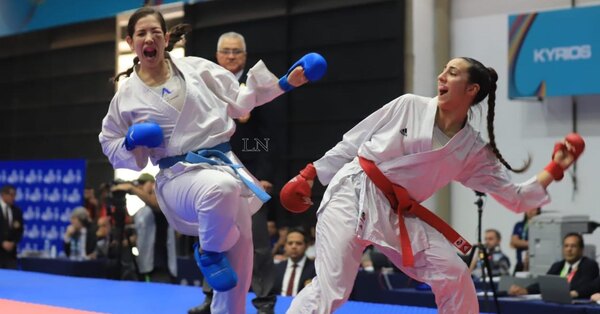 Yennifer Servín le dio la medalla de plata a Paraguay en karate