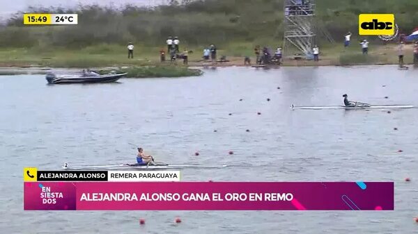 Alejandra Alonso gana el oro en remo - Ensiestados - ABC Color