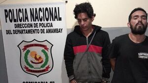 Policía captura a sospechosos de hurto en Pedro Juan Caballero
