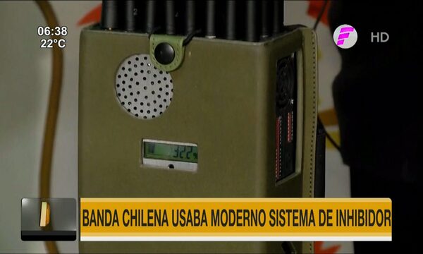 Banda chilena usaba moderno sistema de inhibidor - Paraguaype.com