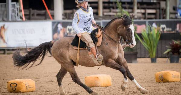 La Nación / Amazona de 13 años compitió por el Freno de Oro en Brasil