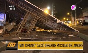 ''Mini tornado'' causó desastre en la ciudad de Lambaré | Telefuturo