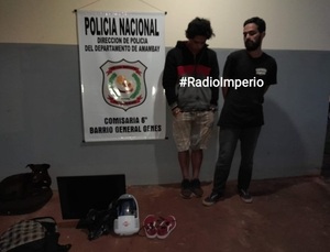 Dos detenidos con objetos hurtados en el barrio General Genes - Radio Imperio