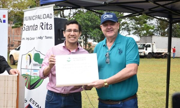 Palada inicial del polideportivo municipal de Santa Rita – Diario TNPRESS