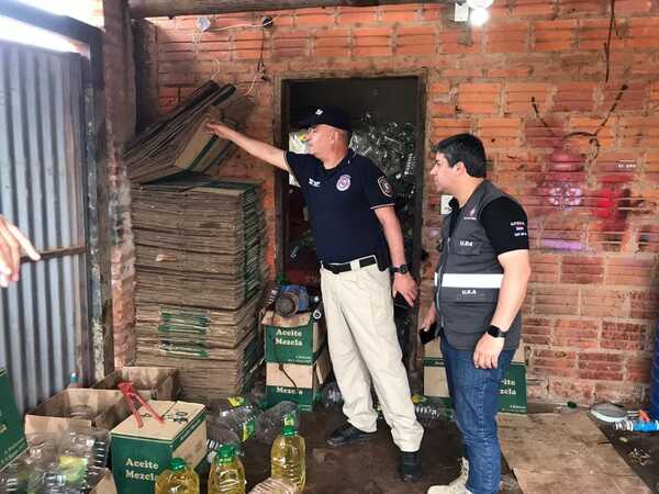 Diario HOY | Incautan aceite en Chaco'i presuntamente ingresado de contrabando