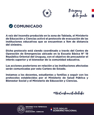 MEC activa protocolo de evacuación tras incendio | 1000 Noticias