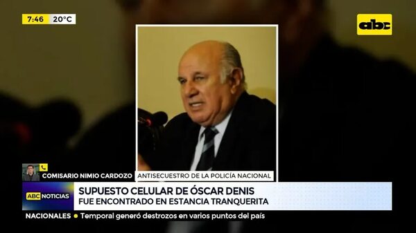 Supuesto celular de Oscar Denis - ABC Noticias - ABC Color