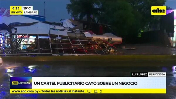 Destrozos en varias zonas de Lambaré - ABC Noticias - ABC Color