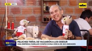 Peluches Tiríka de Yaguaron a los Odesur - ABC Noticias - ABC Color