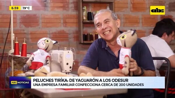 Peluches Tiríka de Yaguaron a los Odesur - ABC Noticias - ABC Color
