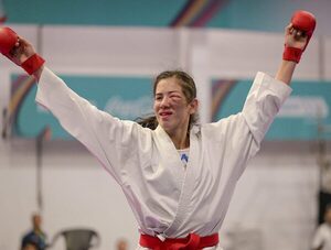"Mi ojo está de maravilla" dice Jennifer Servín, medalla de plata en karate femenino · Radio Monumental 1080 AM