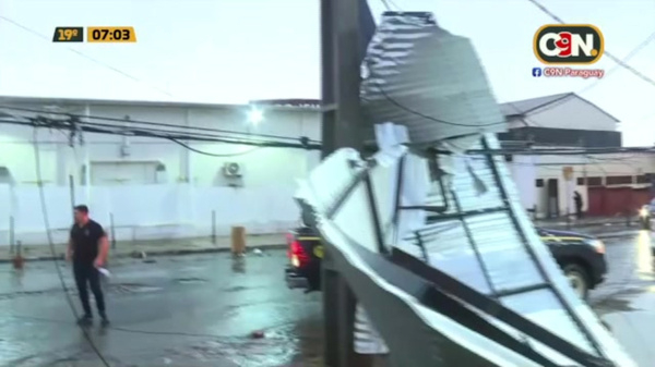 Vacunatorio destruido en Hospital Distrital de Villa Elisa - C9N