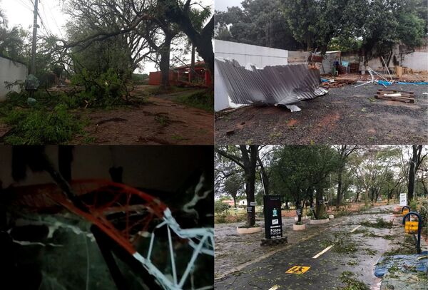Villa Elisa, muy afectada por el temporal: Más de 70 árboles caídos, cables sueltos y vehículos dañados - Megacadena — Últimas Noticias de Paraguay