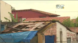 El día después de la tormenta: Varios destrozos en Lambaré - SNT
