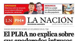 La Nación / LN PM: edición mediodía del 6 de octubre