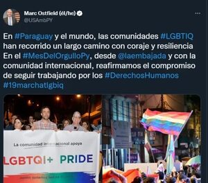 Senadora cuestiona a Ostfield por participar en marcha LGBT - Política - ABC Color