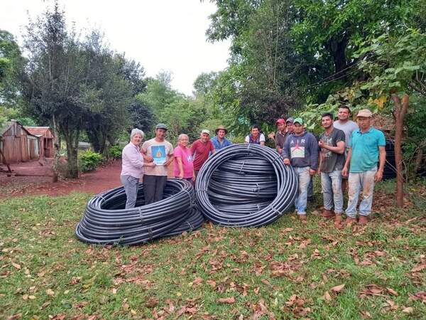 COMUNIDAD DEL NORDESTE DEPARTAMENTAL CONTARÁ EN BREVE CON EL SERVICIO DE AGUA POTABLE, TRAS RECIBIR APOYO DE LA GOBERNACIÓN DE ITAPÚA