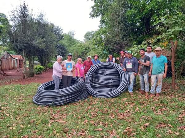 COMUNIDAD DEL NORDESTE DEPARTAMENTAL CONTARÁ EN BREVE CON EL SERVICIO DE AGUA POTABLE, TRAS RECIBIR APOYO DE LA GOBERNACIÓN DE ITAPÚA 