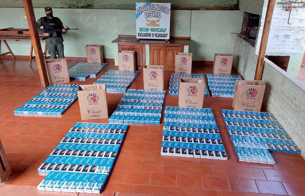 GOLPE AL CONTRABANDO DE CIGARRILLOS DE EMPRESA PARAGUAYA.