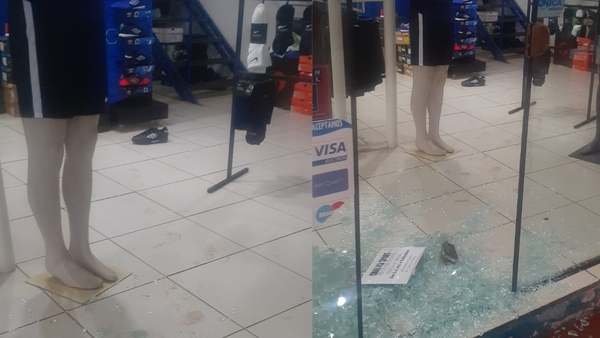 Hurtan en tienda deportiva en el circuito comercial de Encarnación